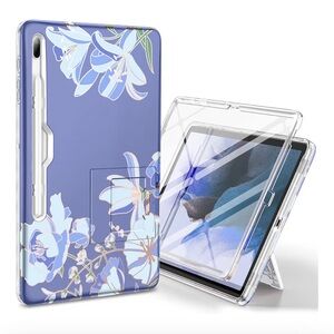 SURITCH tablet case, protects and stands, Samsung Galaxy Tab S7 FE/S7+/S8+, new